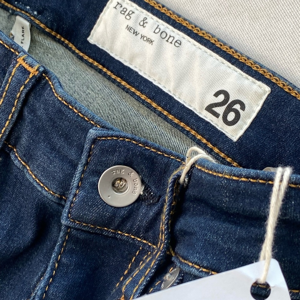 Rag & Bone Dark Blue Flare Jeans